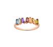 Karen Walker 9ct Rose Cubic Zirconia Cubist Ring KW438R ZA 9R2 image