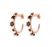 Karen Walker 9ct Rose Onyx Baroque Earrings KW436ER 9R2 image