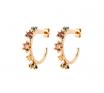 Karen Walker 9ct Yellow Gold Cubic Zirconia Baroque Earring KW436ER ZA 9Y3 image