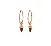 Karen Walker Micro Acorn Earrings Gold KW361ER 9Y image
