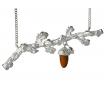 Karen Walker Oak Branch Necklace KW364PN Close up image