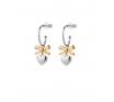 Karen Walker Stg/9ct Yellow Gold Mini Superlove Hoop Earrings image
