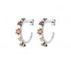 Karen Walker Stg Multi CZ Baroque Earrings image