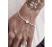 Rose Quartz Love Claw Bracelet On Body Male image