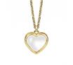 S051722 Stow Heart Locket Medium Gold Chain image