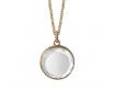 SO51422 STOW Gold Faceted Locket Front with Chain image