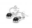 Stolen Girlfriends Club Stg Anchor Earrings - Onyx image