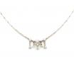 X1464 18ct Vintage Diamond Necklace TDW 7.61ct image