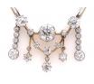 18ct Two Tone Diamond Necklace TDW 6.61ct image