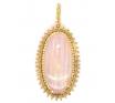 18ct Long Oval Opal Pendant image