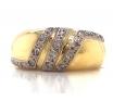 18ct Diamond Deco Dome Ring TDW 0.25ct image