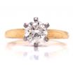 18ct Diamond Solitaire Ring TDW 0.94ct image