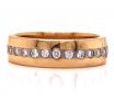 18ct Two Tone Diamond Ring TDW 0.58ct image