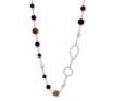 La Pierre Stg Mustard Mookaite Bead 85cm Necklace image