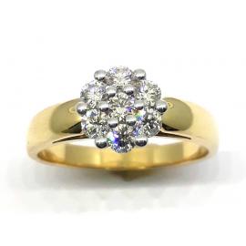 9ct Diamond Cluster Ring TDW.50CT image