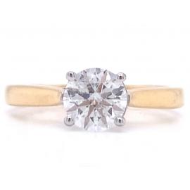 18ct Diamond Solitaire Ring TDW 1.00ct image