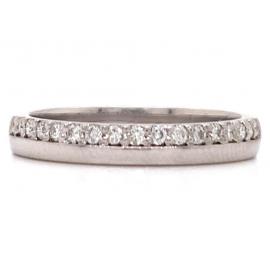 9ct White Gold Diamond Band TDW 0.19ct image