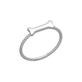 Sterling Silver Dog Bone Ring image