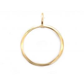 9ct Plain Half Sovereign Holder Pendant image