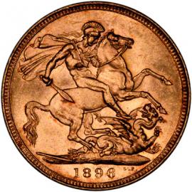 1896 Sovereign Coin image