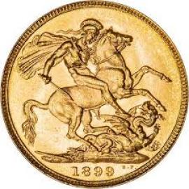 1899 Sovereign Coin image