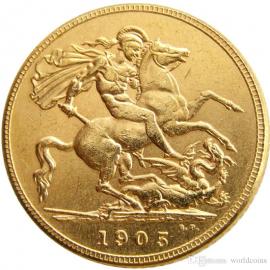 1905 Sovereign Coin image