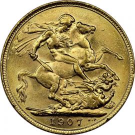 1907 Sovereign Coin image