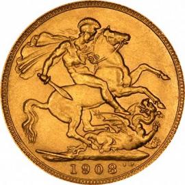 1908 Sovereign Coin image