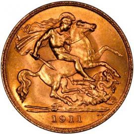 1911 Sovereign Coin image
