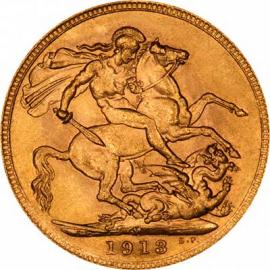 1913 Sovereign Coin image