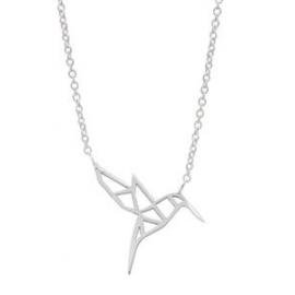 Stg Origami Bird Necklace image