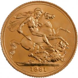 1981 Sovereign Coin image