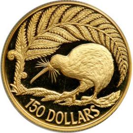 1990 New Zealand Gold Kiwi Coin image