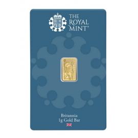 1gm Fine Gold The Royal Mint Ingot image