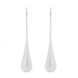 Ellani Stainless Steel Long Drop Earrings image