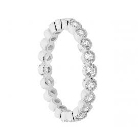 Ellani Stg CZ Eternity Ring image