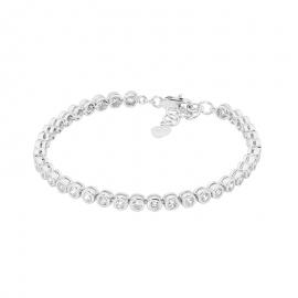 Ellani Stg CZ Bezel Tennis Bracelet image