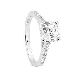 Ellani Stg Cushion CZ Ring image