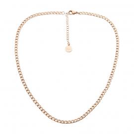 Ellani Rose Gold Plated Stainless Steel Curb Chain image