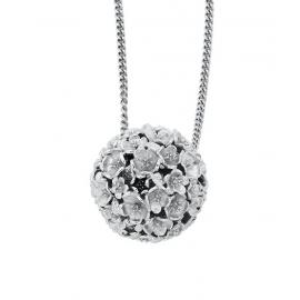 Karen Walker Stg Large Flower Ball Pendant image