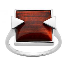 Karen Walker Stg Solar Flare Tigers Eye Ring image