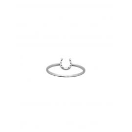 Karen Walker Stg Mini Horseshoe Ring image