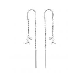 Karen Walker Stg Runaway Girl Thread Earrings image