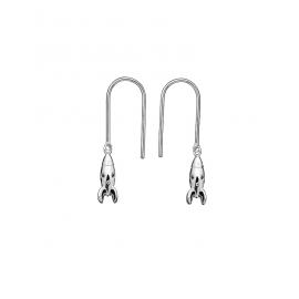 Karen Walker Stg Mini Rocket CZ Earrings image