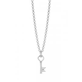 Karen Walker Stg Monogram Key Necklace image