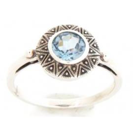 Stg Blue Topaz Ring image