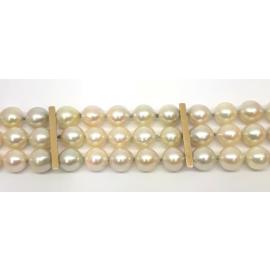 Three Strand Akoya Pearl Bracelet image
