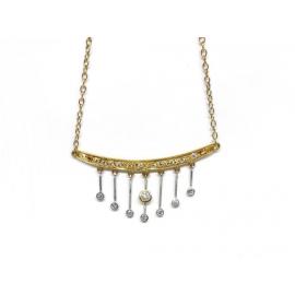 18ct/9ct Diamond Hanging Necklace image