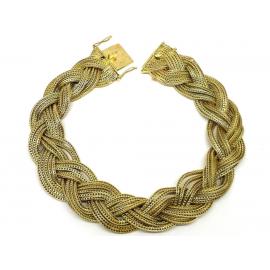 14ct Multi Strand Braided Bracelet image