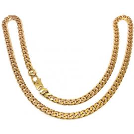 9ct Flat Curb Chain 56cm image